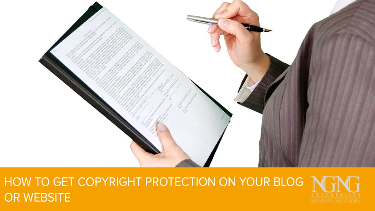 How To Get Copyright For Your Website