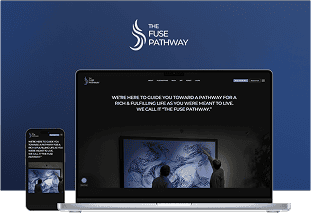 A visual mockup of The FUSE Pathway website, by NGNG
